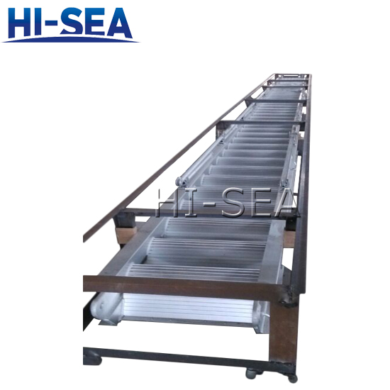 Aluminium Accommodation Ladder on Vessels